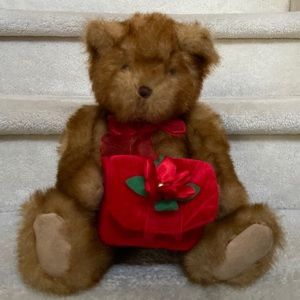 gund christmas teddy bear stuffed / plush toy